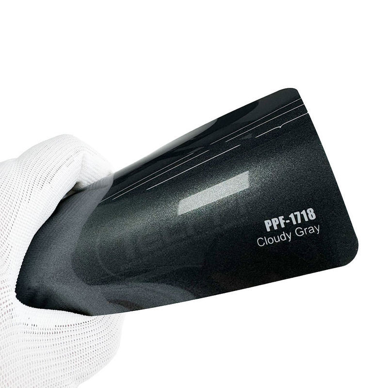 PPF-1718 Mờ màu xám Ppf Bảo vệ xe 8mil Thay đổi màu sắc Sơn bảo vệ phim