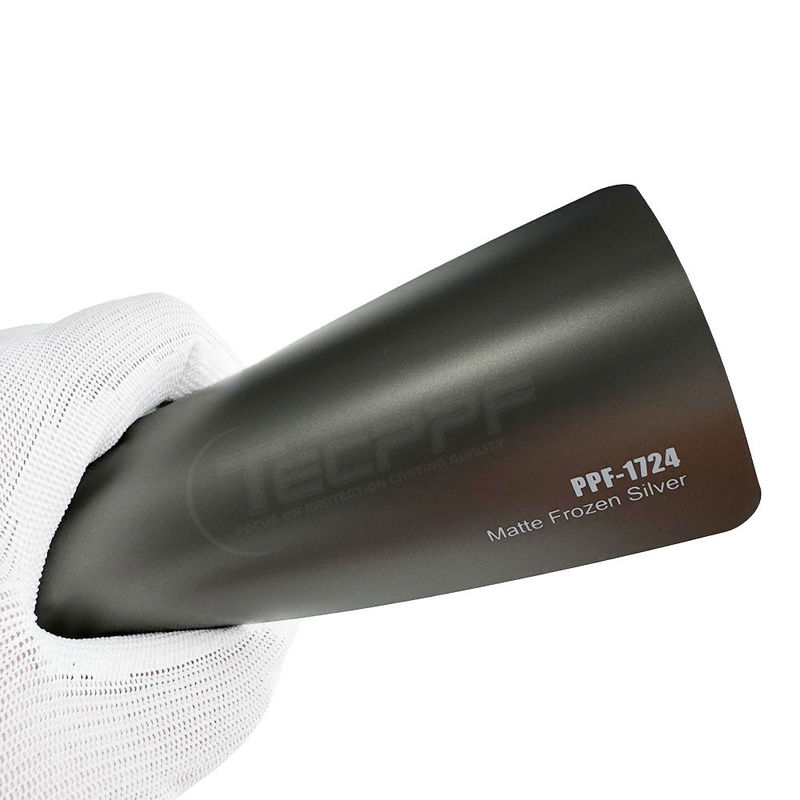 8mil Matte Frozen Silver Color Heat Healing TPU Lubrizol Thay đổi màu sắc Sơn bảo vệ