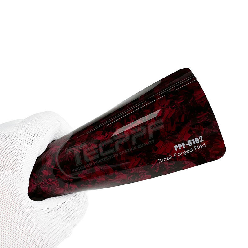 ô tô Mẫu phim bảo vệ sơn màu đỏ nhỏ 8mil Rock Chip bảo vệ phim ppf cho ô tô