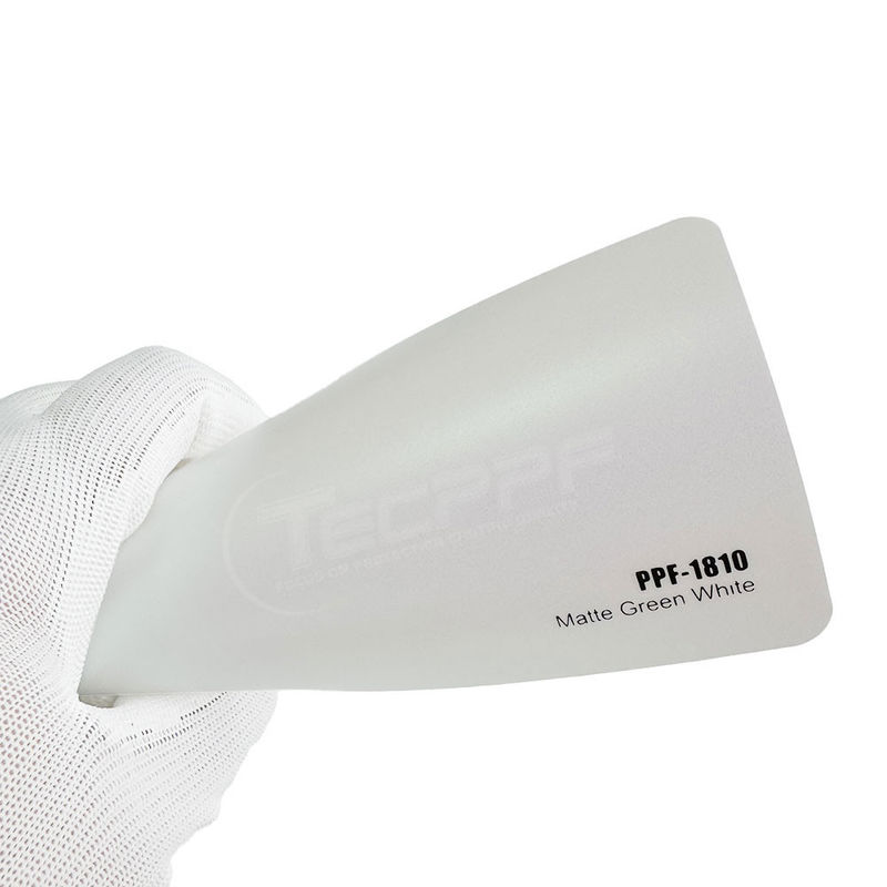 Matte Green White Color Change Paint Protection Film Với Độ dày 8 Mil Và Polymeric Hydrophobic Lớp