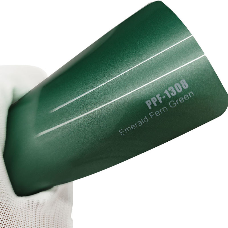 linh hoạt PPF-1308 Emerald Fern Green Color Paint Protection Film 1.52x16m