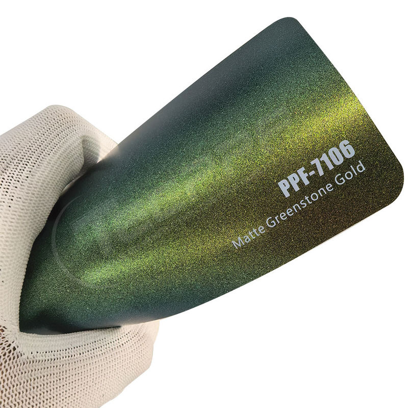 PPF-7106 Matte Greenstone Gold Color Protective Paint Film cho xe ô tô