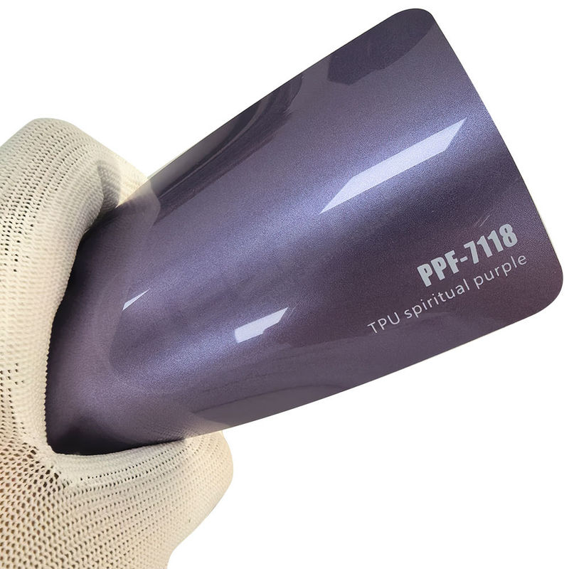 PPF-7118 Mẫu phim bảo vệ sơn màu tím tinh thần cho vết trầy xước xe hơi