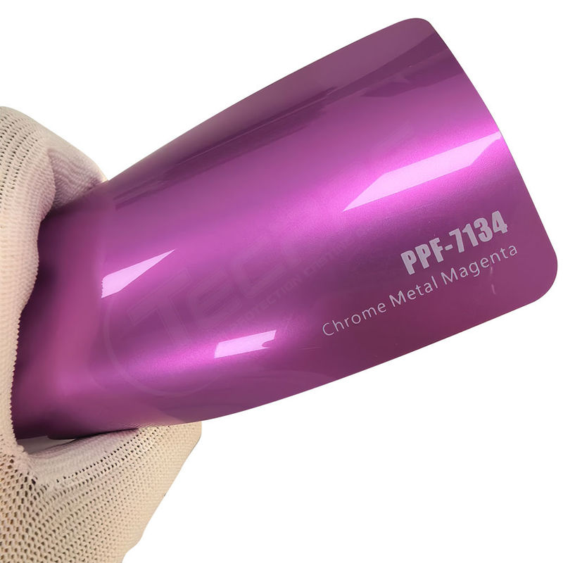 PPF-7134 Crome Metal Magenta Color Paint Protective Film cho xe ô tô