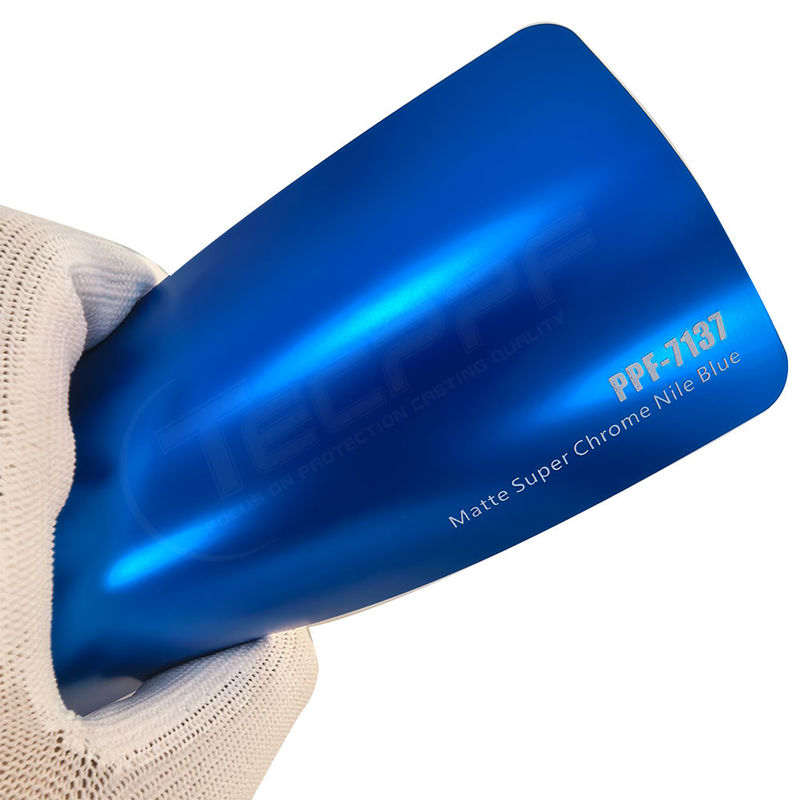 PPF-7137 Matte Super Chrome Nile Blue Color Paint Protective Film cho xe ô tô
