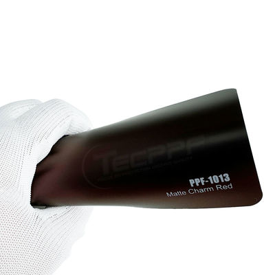 Matte Charm Màu đỏ Ppf Wrap 8mil Thay đổi màu sắc Sơn bảo vệ phim