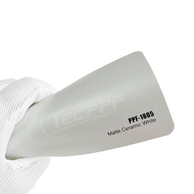 Polymeric Hydrophobic Lớp Mat Ceramic Màu trắng 8mil Thay đổi màu sắc Sơn bảo vệ phim 1.52x16m / 60inchx53ft